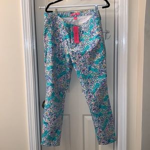 Lilly Pulitzer SZ 16 South Ocean Skinny Crop